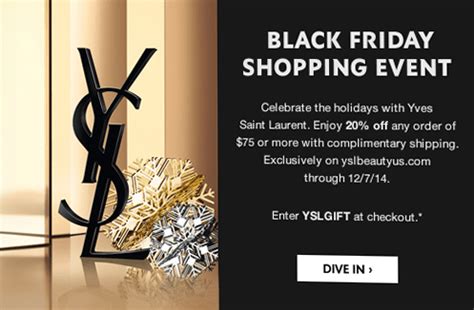 black friday yves saint laurent profumi|yves saint laurent perfume.